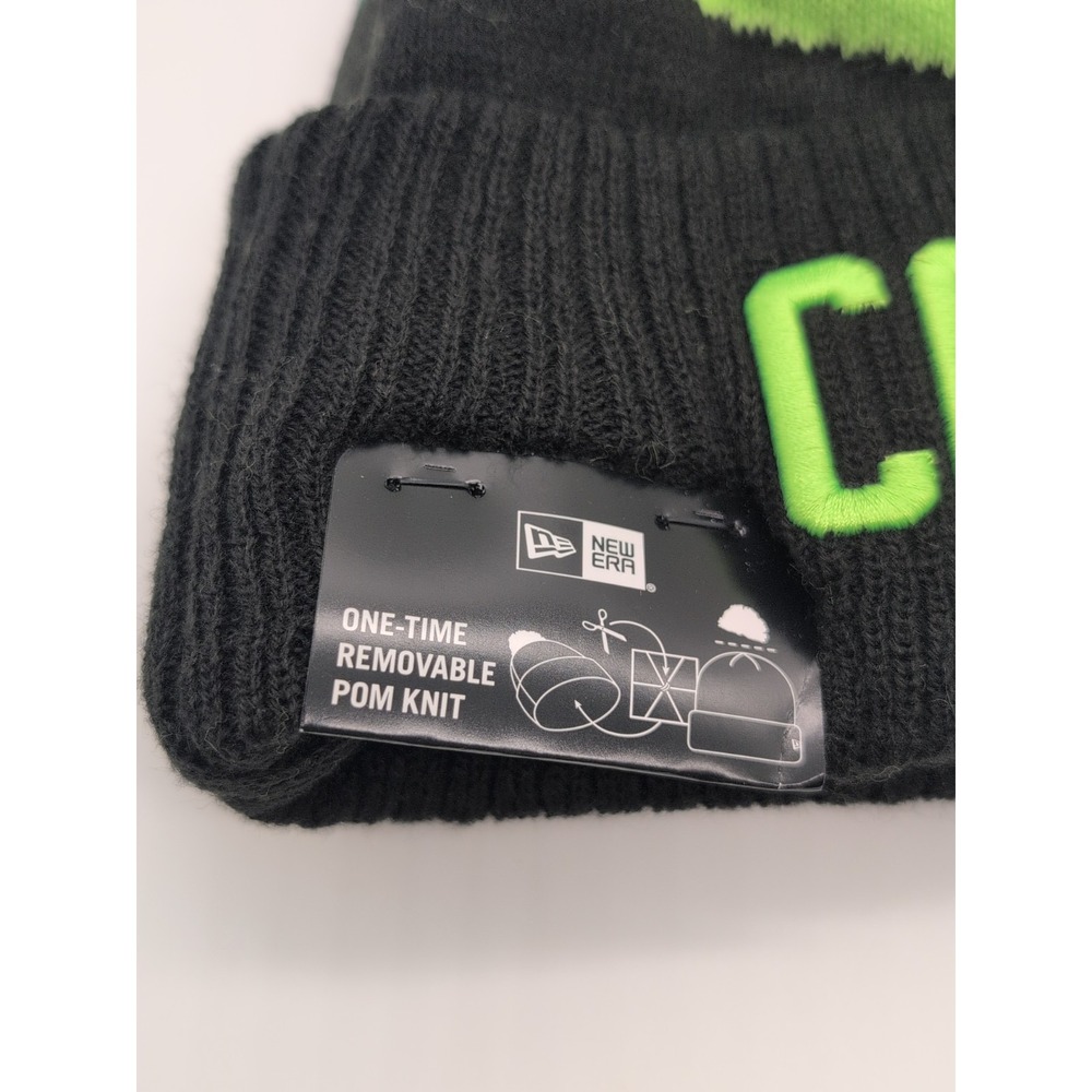 Boston Celtics Beanie City Edition New Era Knit Pom Cap Official One Size NBA - Picture 6 of 7